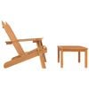 vidaXL Garden Lounge Set Set of 2 Solid acacia wood Large Foldable