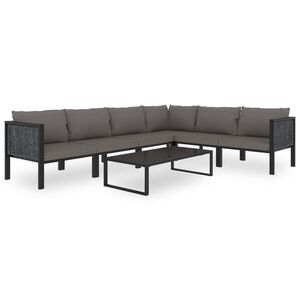 vidaXL Garden Lounge Set Anthracite