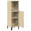 vidaXL Bathroom Cabinet Sonoma Oak Engineered Wood Bathroom Cabinet