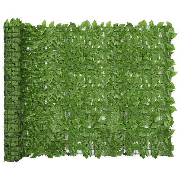 vidaXL Balcony Privacy Screen Green Polyethylene 118.1 x 59.1 in