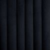 vidaXL Dining Chair Set of 6 Black Velvet and powder-coated steel