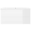 vidaXL Sink Cabinet With Basin High gloss white Engineered wood, Ceramic