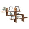 vidaXL Wall Shelf Old Wood 49.0x7.1x23.8" Engineered Wood