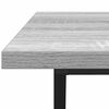 vidaXL Coffee Table Grey 39.37 x 19.69 x 15.75 in