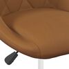 vidaXL Swivel Dining Chair Set of 2 Brown