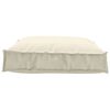 vidaXL Cushion Cream 27.56 x 27.56 x 4.72 in Oxford Fabric