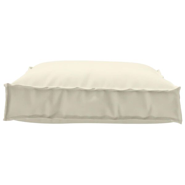 vidaXL Cushion Cream 27.56 x 27.56 x 4.72 in Oxford Fabric