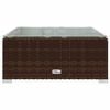 vidaXL Garden Lounge Set Brown, Cinnamon red