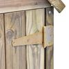 vidaXL Tool Shed Natural Pinewood Treated Pinewood Large Garden Shed