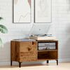 vidaXL Record Cabinet Old wood Engineered wood Medium Record Cabinet