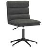 vidaXL Dining Chair Set of 6 Black Faux leather, plywood, metal Medium