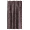 vidaXL Velvet Curtains 2 pcs Brown 55.12 x 55.12 in Velvet