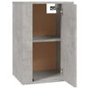 vidaXL Wall Mounted TV Cabinet Concrete Grey Engineered Wood Medium