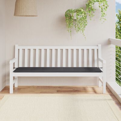 vidaXL Garden Bench Cushion Anthracite 70.9"x19.7"x1.2" Oxford Fabric