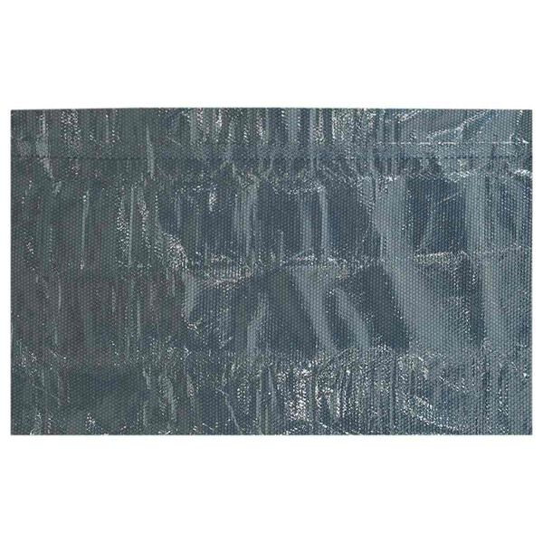 vidaXL Pool Cover Black and Blue Thick PE film with air chambers