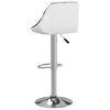 vidaXL Bar Stool Set of 2 Black and White