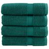 vidaXL Bath Towel Set of 4 Green 100% Cotton 39.4 x 59.1 in Bath Towel