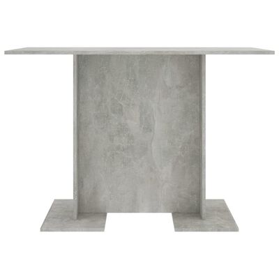 vidaXL Dining Table Concrete Gray 43.3"x23.6"x29.5" Engineered Wood