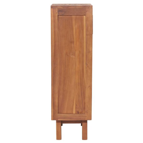 vidaXL Sideboard Natural Teak Solid Teak Wood Medium Sideboard