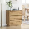 vidaXL Bedside Cabinet Artisan Oak 27.95 x 13.58 x 29.53 in