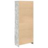vidaXL Highboard Concrete grey Engineered wood Tall Highboard