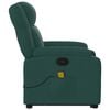 vidaXL Stand Up Massage Recliner Chair Dark green