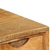 vidaXL Writing Desk Varies by piece Solid mango wood 45.3 x 18.5 x 29.9 in