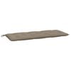 vidaXL Garden Bench Cushion Taupe Oxford fabric (100% polyester)
