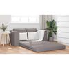 vidaXL Sofa Bed Taupe 58.27 x 27.95 x 32.68 in Velvet