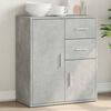 vidaXL Sideboard Concrete Gray 23.6"x12.2"x27.6" Engineered Wood