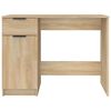 vidaXL Desk Sonoma Oak Engineered Wood 39.4x19.7x29.5 in Desk