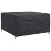 vidaXL Furniture Cover Plain Black 70.87 x 74.80 x 33.46 in 210D