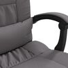 vidaXL Massage Office Chair Grey