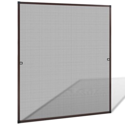 Brown Insect Screen for Windows 51.2"x59"