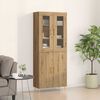 vidaXL Highboard 2 pcs Artisan Oak 27.36 x 13.39 x 70.87 in