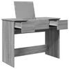 vidaXL Dressing Table Grey Sonoma Engineered wood, Glass Medium