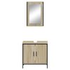 vidaXL Bathroom Furniture Set Sonoma oak