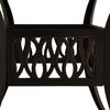 vidaXL Bistro Set Bronze Cast Aluminum Standard Decorative Inlays