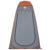 vidaXL Privacy Tent Gray and Orange Pop-up Waterproof