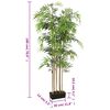 vidaXL Artificial Bamboo Tree 1605 Leaves 70.9" Green