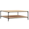 vidaXL Coffee Table Sonoma Oak Engineered wood, Iron Large Coffee Table