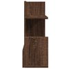 vidaXL Desk Organiser Brown Oak 19.3x7.9x20.7" Engineered wood