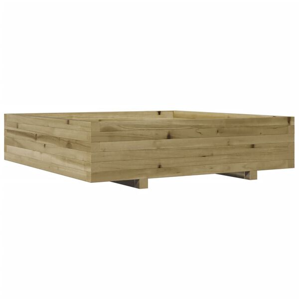 vidaXL Garden Planter Natural Wood Treated Pine Wood Tough
