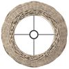 vidaXL Lamp Shade Brown &Oslash;19.7"x11.8" Wicker