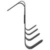 vidaXL Bridle Hanger Black Powder-coated steel Standard Hooks