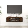 vidaXL TV Cabinet Brown Oak Engineered wood 39.4x11.8x10.4 in