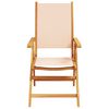 vidaXL Garden Chair Set of 4 Beige
