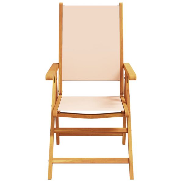 vidaXL Garden Chair Set of 4 Beige