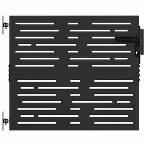 vidaXL Garden Gate 33.5"x39.4" Corten Steel Square Design