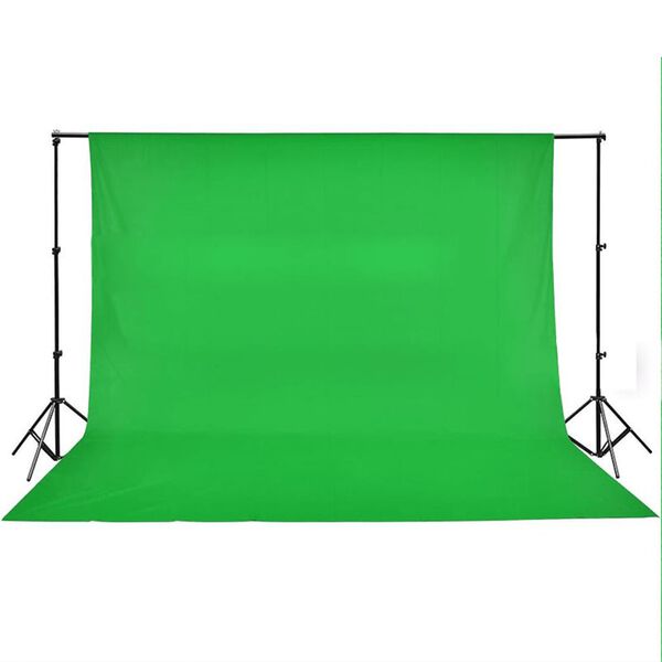 vidaXL Backdrop Cotton without Stand Green 16 x 10 feet Chroma Key